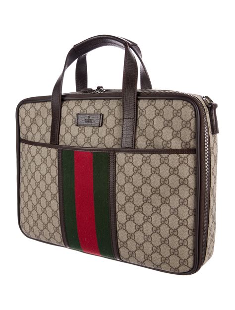 gucci designer laptop bags|gucci jumbo leather laptop bag.